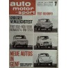 auto motor & sport Heft 7 / 1 April 1967 - Neue Autos in Genf