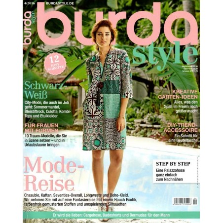 burda Moden 4/April 2016 - Mode Reise