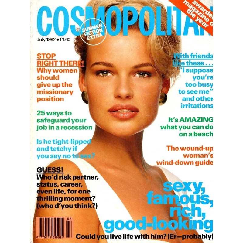 Cosmopolitan USA 7/Juli 1992 - sexy, famous...