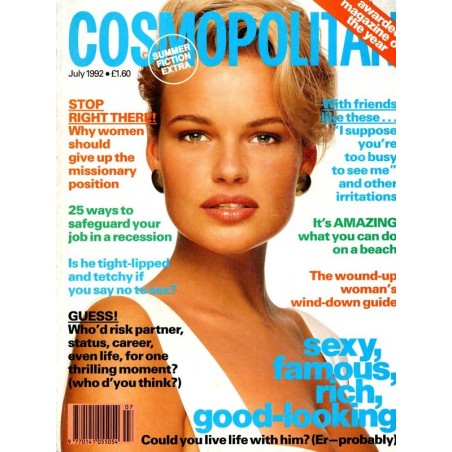 Cosmopolitan USA 7/Juli 1992 - sexy, famous...