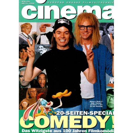 CINEMA 4/94 April 1994 - Comedy! Waynes World 2
