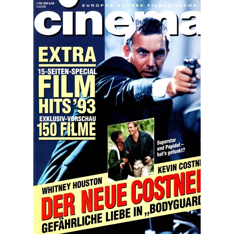 CINEMA 1/93 Januar 1993 - Der neue Kevin Costner