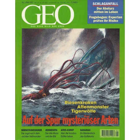 Geo Nr. 5 / Mai 1997 - Auf der Spur mysteriöser Arten