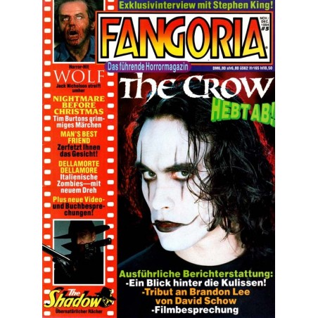Fangoria Nr.5/94 Nov/Dez 1994 - The Crow hebt ab!