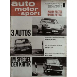 auto motor & sport Heft 8 / 18 April 1964 - 3 Autos