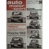 auto motor & sport Heft 26 / 23 Dezember 1967 - Mittelklasse