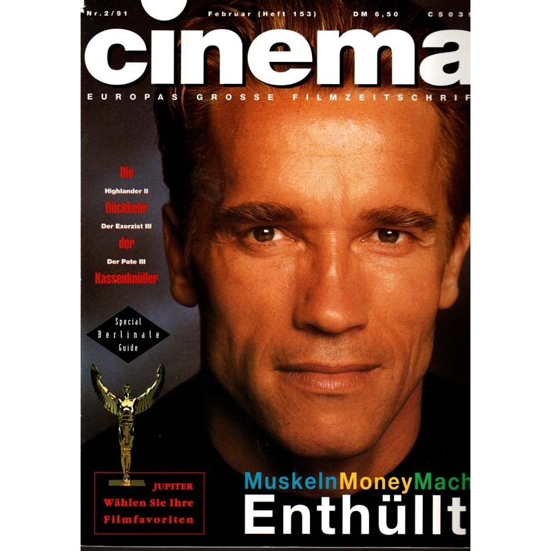 CINEMA 2/91 Februar 1991 - Arnold Schwarzenegger enthüllt