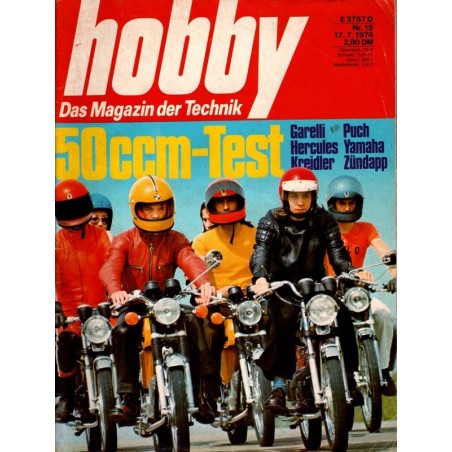 Hobby Nr.15 / 17 Juli 1974 - 50ccm-Test