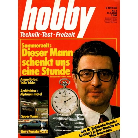 Hobby Nr.7 / 31 März 1980 - Innenminister Gerhart Baum