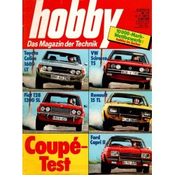 Hobby Nr.14 / 2 Juli 1975 - Coupe Test