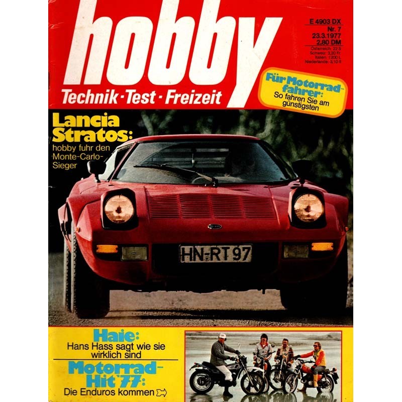 Hobby Nr.7 / 23 März 1977 - Lancia Stratos