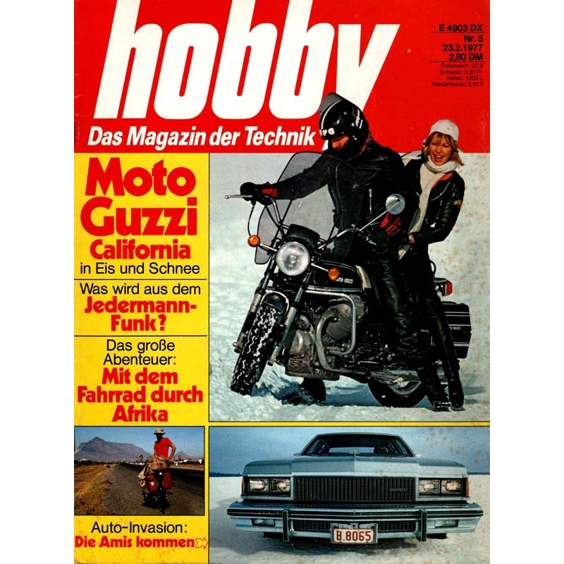 Hobby Nr.5 / 23 Februar 1977 - Moto Guzzi California