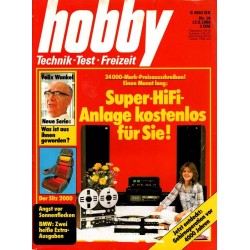 Hobby Nr.10 / 12 Mai 1980 - Super HiFi Anlage kostenlos