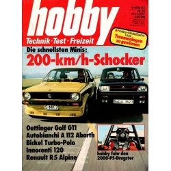 Hobby Nr.24 / 16 November 1977 - 200 km/h Schocker