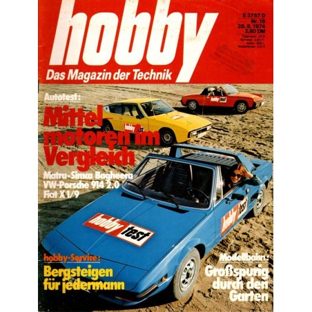 Hobby Nr.18 / 28 August 1974 - Autotest