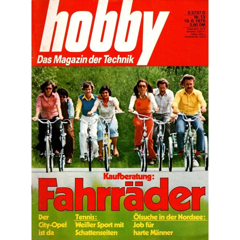 Hobby Nr.13 / 18 Juni 1975 - Fahrräder