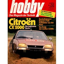 Hobby Nr.24 / 19 November 1974 - Citroen CX 2000