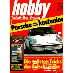 Hobby Nr.13 / 23 Juni 1980 - Porsche eine Woche kostenlos