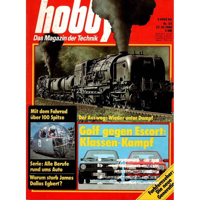 Hobby Nr.22 / 27 Oktober 1980 - Winter unter Dampf