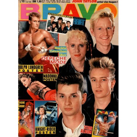 BRAVO Nr.15 / 3 April 1986 - Depeche Mode