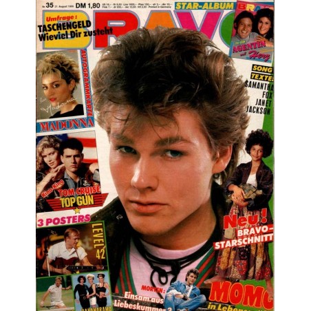 BRAVO Nr.35 / 21 August 1986 - Morten Harket