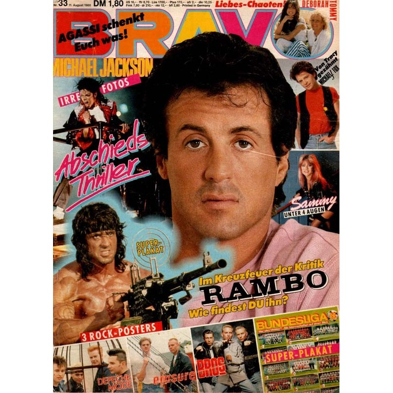 BRAVO Nr.33 / 11 August 1988 - Rambo