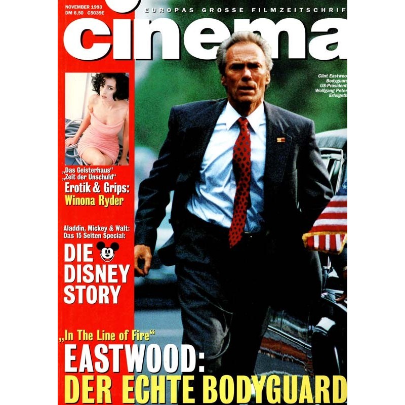 CINEMA 11/93 November 1993 - Clint Eastwood