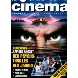 CINEMA 3/92 März 1992 - Scorseses Kap der Angst
