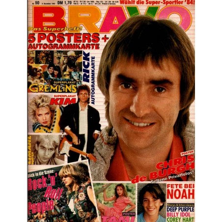 BRAVO Nr.50 / 6 Dezember 1984 - Chris de Burgh