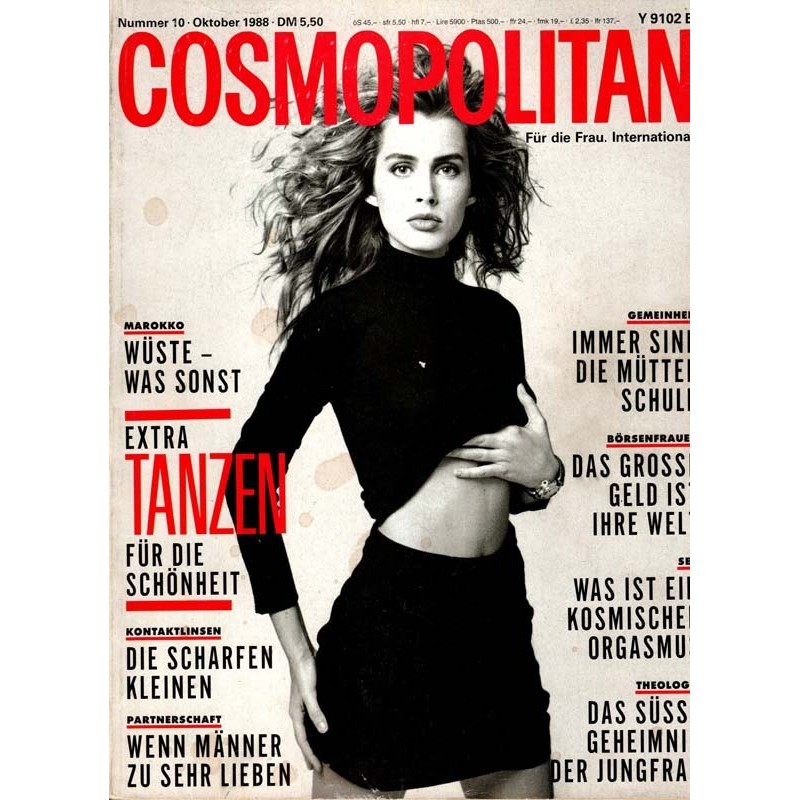 Cosmopolitan 10/Oktober 1988 - Julie Anderson