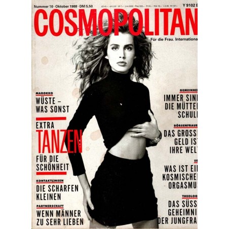 Cosmopolitan 10/Oktober 1988 - Julie Anderson