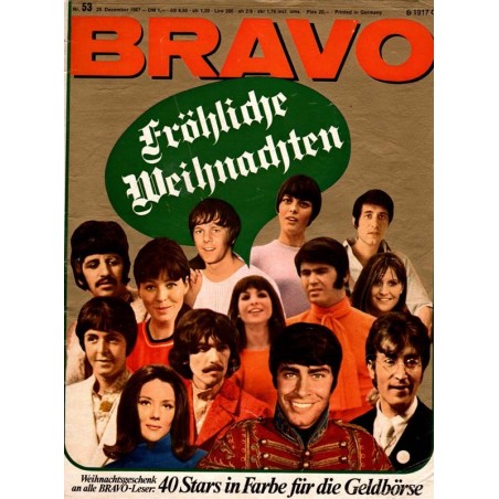 BRAVO Nr.53 / 25 Dezember 1967 - Fröhliche Weihnachten