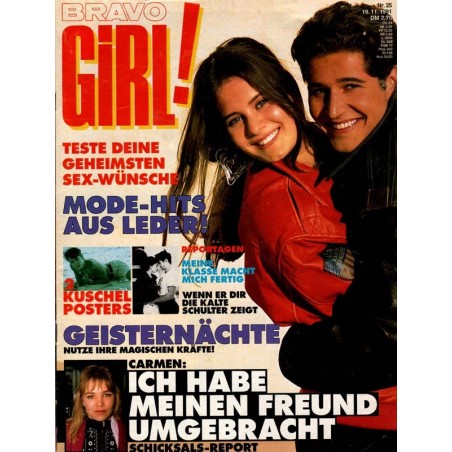 Bravo Girl Nr.25 / 19 November 1991 - Mode Hits aus Leder