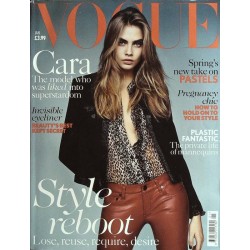 Vogue UK 1/Januar 2014 - Cara Delevingne
