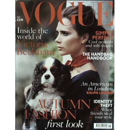 Vogue UK 8/August 2014 - Victoria Beckham