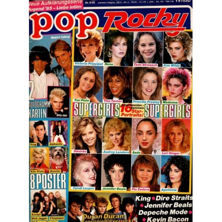 pop Rocky Nr.9 / April 1985 - Supergirls