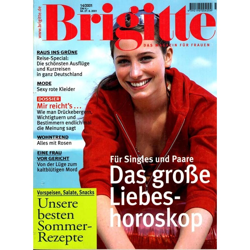 Brigitte Heft 14 / 27 Juni 2001 - Liebeshoroskop