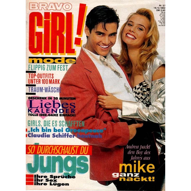 Bravo Girl Nr.27 / 16 Dezember 1992 - Mode