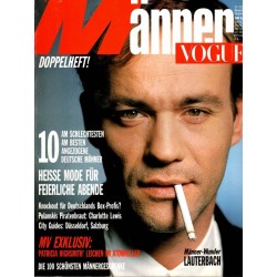 Männer Vogue 11-12/Nov. Dez. 1986 - Lauterbach