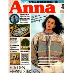 Anna burda Spaß an Handarbeiten 10/Oktober 1988 - Für den Herbst