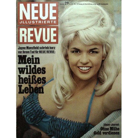 Neue Revue Nr.29 / 16 Juli 1967 - Jayne Mansfield