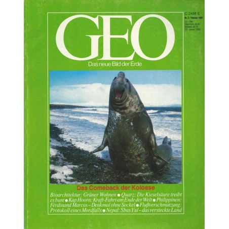 Geo Nr. 2 / Februar 1985 - Das Comeback der Kolosse