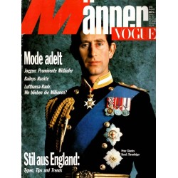 Männer Vogue 8/August 1986 - Prinz Charles