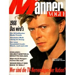 Männer Vogue 1/Januar1988 - David Bowie
