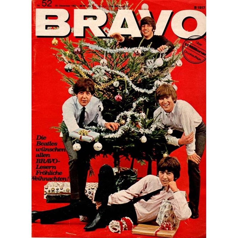 BRAVO Nr.52 / 20 Dezember 1965 - Die Beatles