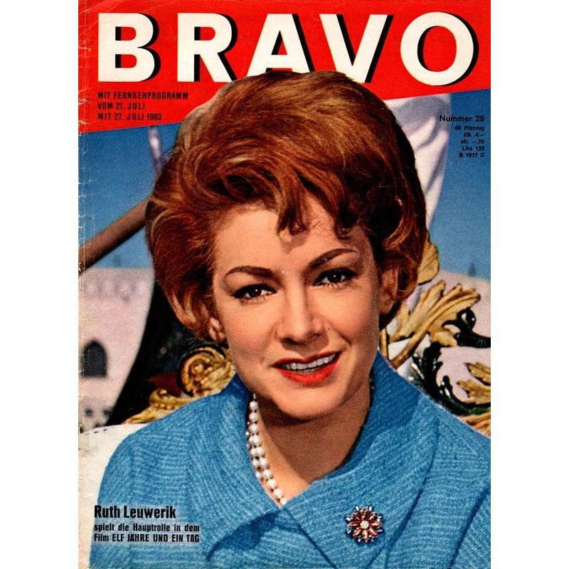 BRAVO Nr.29 / 16 Juli 1963 - Ruth Leuwerik