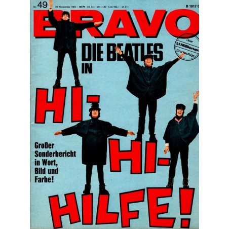 BRAVO Nr.49 / 29 November 1965 - Die Beatles