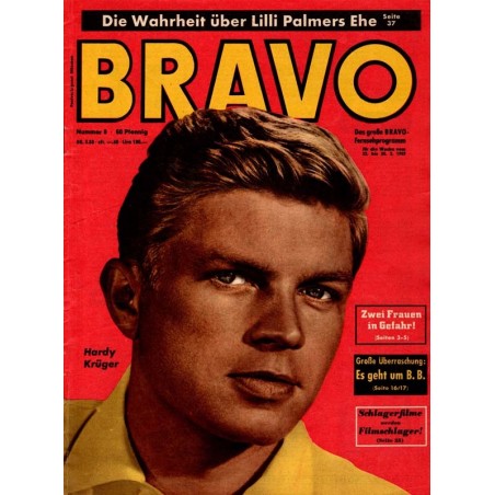 BRAVO Nr.8 / 17 Februar 1959 - Hardy Krüger