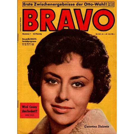 BRAVO Nr.7 / 10 Februar 1959 - Caterina Valente