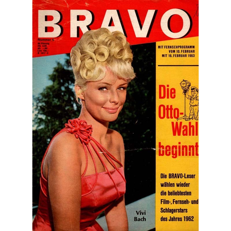 BRAVO Nr.6 / 5 Februar 1963 - Vivi Bach